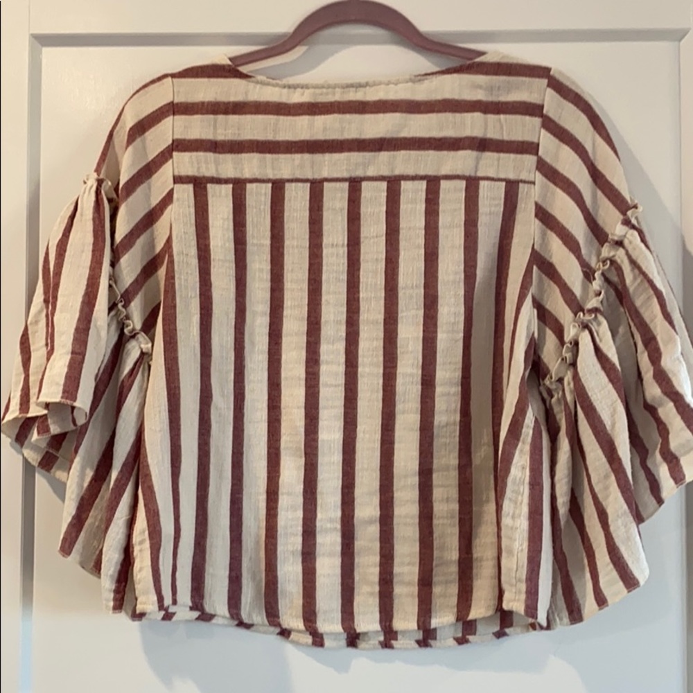 bell sleeve top - Picture 3 of 6